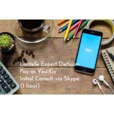 Laritelle Expert Dietician Pay as You Go Initial Consult via Skype (1 hour) Laritelle Expert Dietician Pay as You Go Initial Consult via Skype (1 hour)