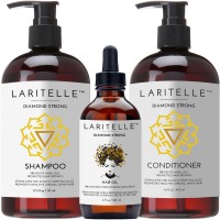 Laritelle Organic Hair Care Set Diamond Strong: Shampoo 17.5 oz + Conditioner 16 oz + Hair Loss Treatment 4 oz Laritelle Organic Hair Care Set Diamond Strong: Shampoo 17.5 oz + Conditioner 16 oz + Hair Loss Treatment 4 oz