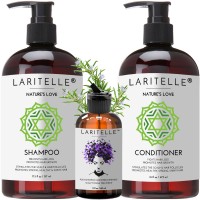 Laritelle Organic Hair Care Set Nature's Love: Shampoo 17.5 oz + Conditioner 16 oz + Bonus Post-Shampoo Hair Strengthening Treatment Laritelle Organic Hair Care Set Nature's Love: Shampoo 17.5 oz + Conditioner 16 oz + Bonus Post-Shampoo Hair Strengthening Treatment