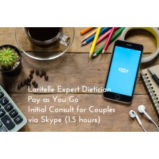 Laritelle Expert Dietician Pay as You Go Initial Consult for Couples via Skype (1.5 hours)  